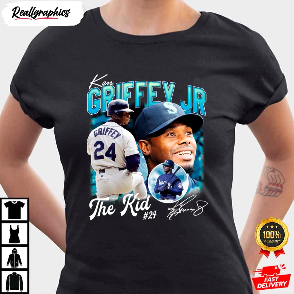 Ken Griffey Jr The Kid Baseball Vintage Signature Perfect Gift For Baseball  Lovers Essential T-Shirt for Sale by georgiyigsub