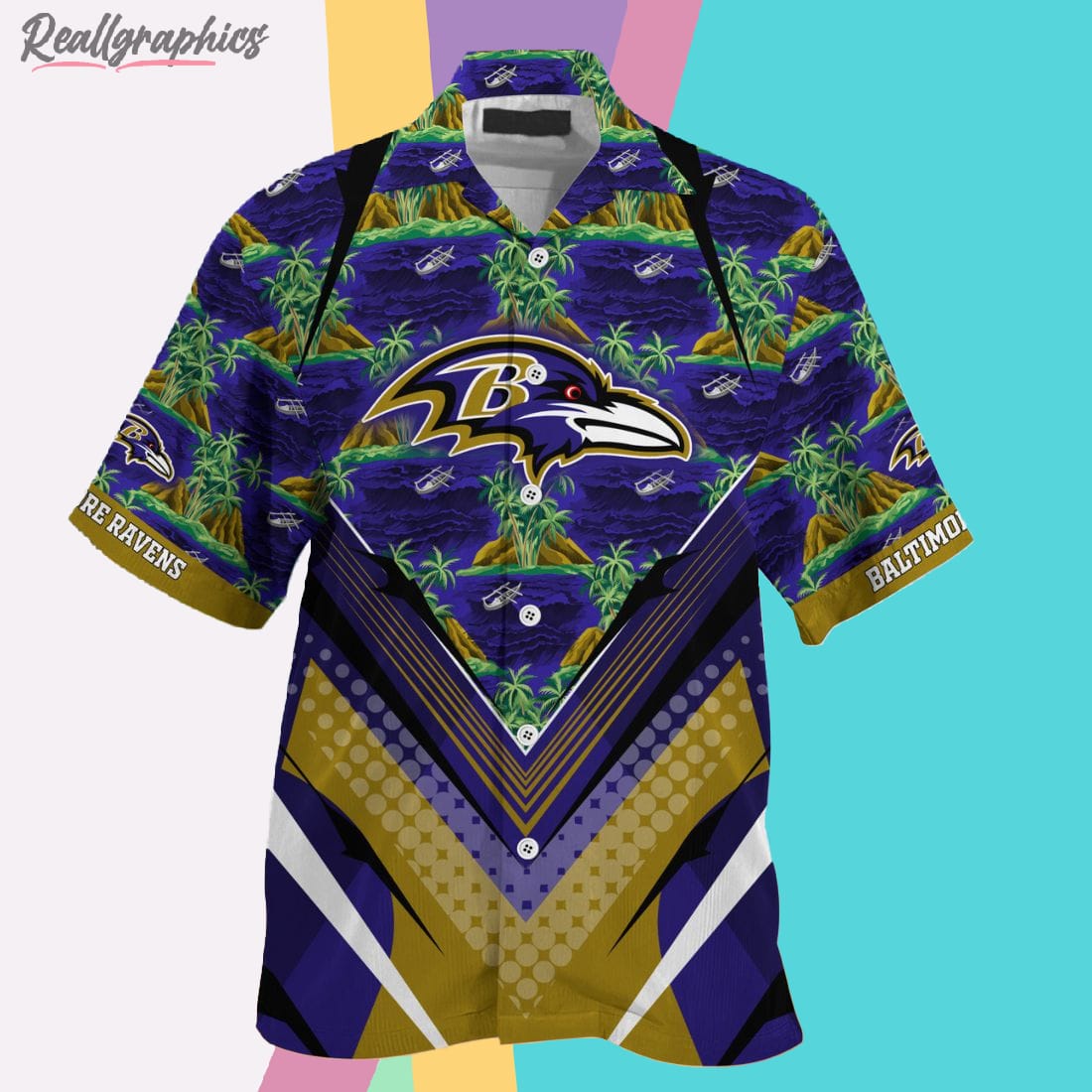 Baltimore Ravens NFL Hawaiian Shirt - Reallgraphics