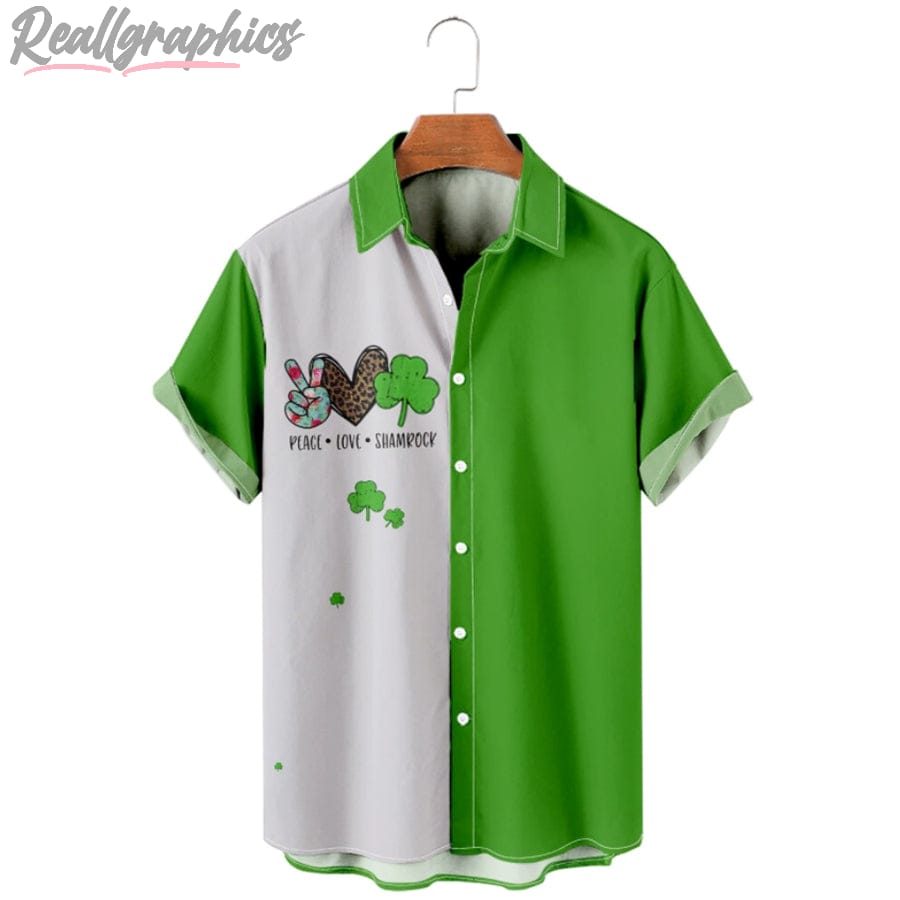 Seamless Ireland-style Shamrock Saint Patrick's Day Irish V3 Hawaiian Shirt