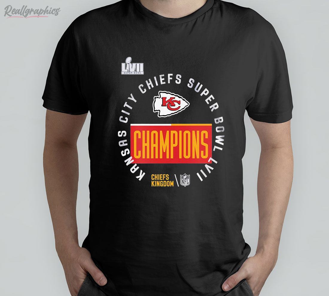 Kansas City Chiefs Nike Super Bowl LVII Champions Locker Room Trophy  Collection Shirt - Reallgraphics