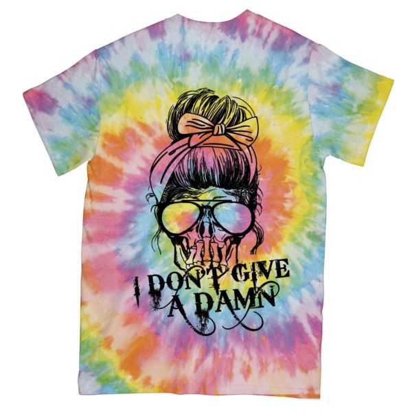 i don't give a damn all over print t- shirt