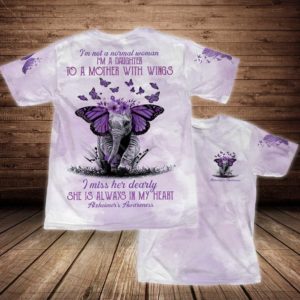 i'm not a normal woman alzheimer's awareness all over print t-shirt