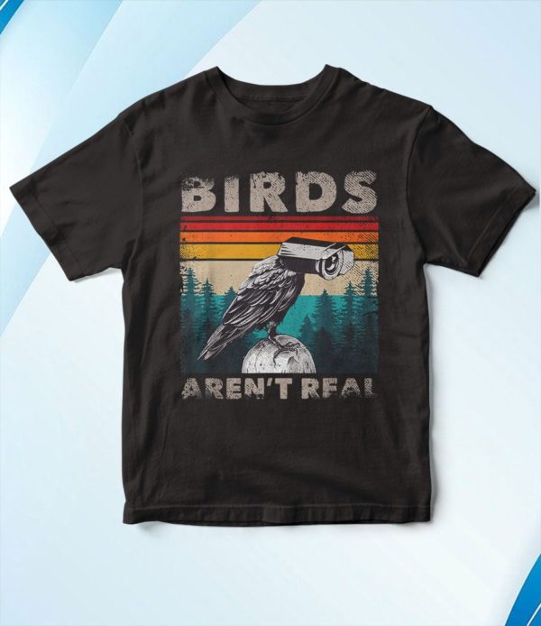 birds truther cctv bird aren't real 2022 t-shirt