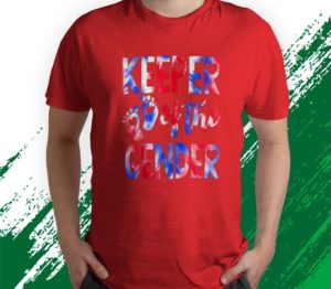 keeper of the gender 4th of july baby gender reveal t-shirt