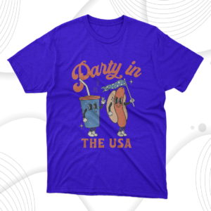 4th of july t-shirt for hotdog lover party in the usa t-shirt