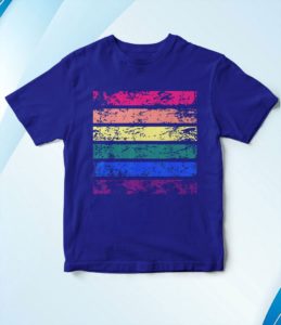 lgtb pride flag t-shirt