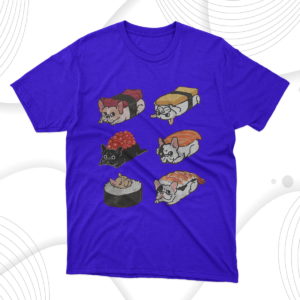 sushi frenchie t-shirt