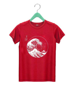 t shirt red the great wave off kanagawa hokusai japanese art zkpiw