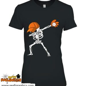 dabbing skeleton baseball halloween player catcher pitcher shirt 1017 jAtbF