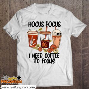 hocus pocus i need coffee to focus halloween teacher womens shirt 460 HGqCF