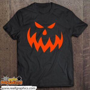 jack o lantern pumpkin face costume shirt 1323 LG41X