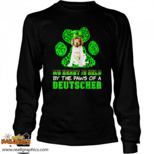 st patricks day my heart is held by the paws of a german shorthaired pointer shirt 1359 6aGxn