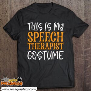 this is my speech therapist costume slp funny halloween shirt 796 NkVnx