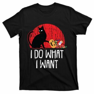 i do what i want black cat pumpkin gift t shirt 1 dilsg2