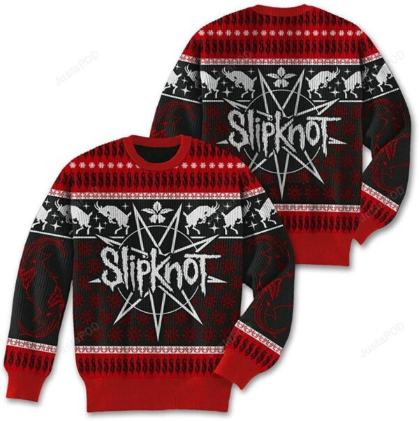 slipknot thank you for the memories merry christmas ugly sweater 1 itv94e