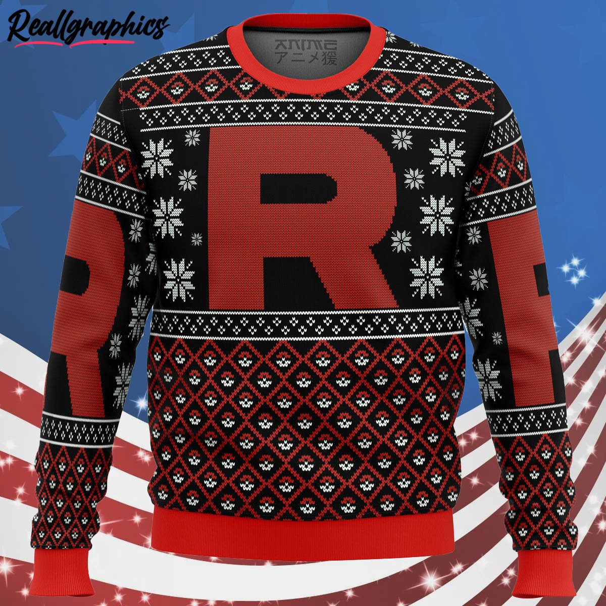 Kelowna Rockets Shop Champion Teamwear 2023 Ugly Xmas Sweater AOP