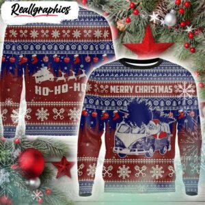 santa claus bus ugly christmas sweater christmas outfits gift 1 ortjhu