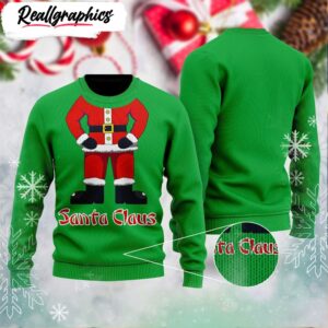 santa claus ugly christmas sweater unisex xmas ugly sweater 1 sewnvx