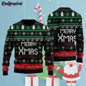 snow man merry xmas ugly christmas sweater qo4aai