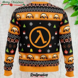 all i want for christmas is half life 1 ugly christmas sweater 1 qmy0uo