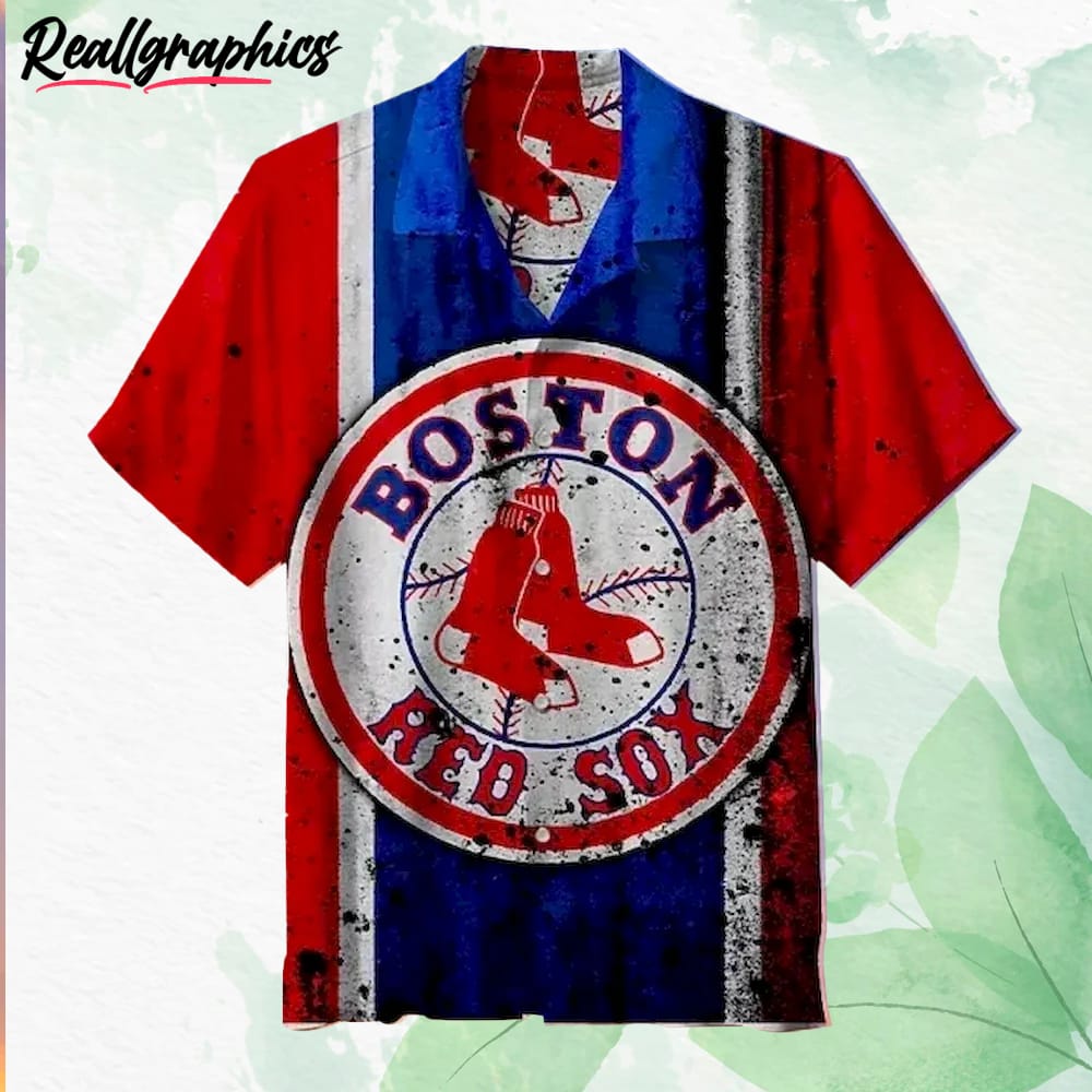 boston red sox button down shirt