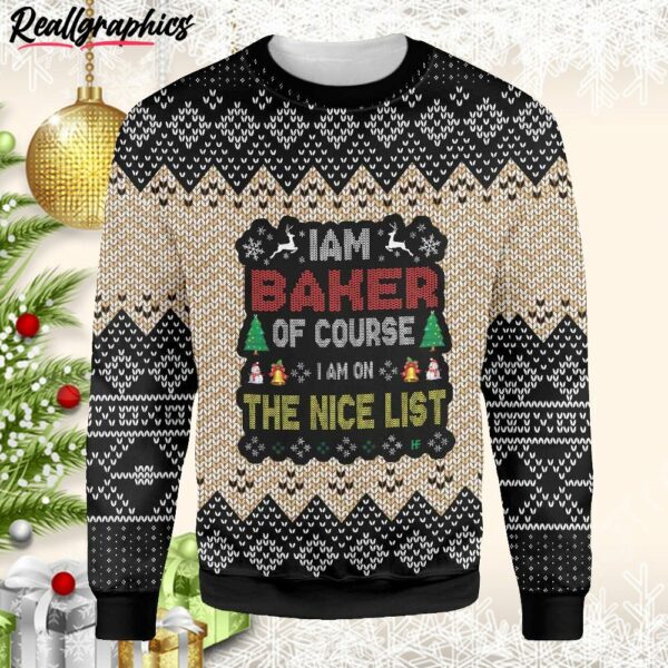 christmas baking ugly christmas sweater sweatshirt brfviy