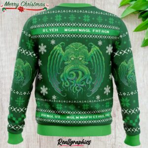 cthulhu cultist christmas ugly christmas sweater 1 suczht