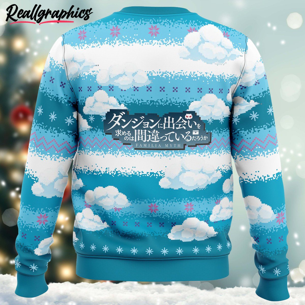 Anime Sweater Worship Santa Ugly Christmas Sweater - Reallgraphics