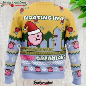 floating in a kirby dreamland ugly christmas sweater 1 x9zxio