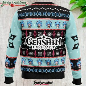 ganyu genshin impact ugly christmas sweater 1 tojcas