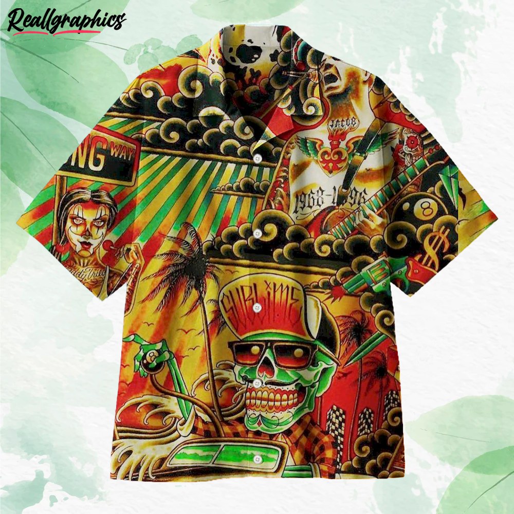 Hip Hop Mexico Short Sleeve Button Up Shirt - Reallgraphics