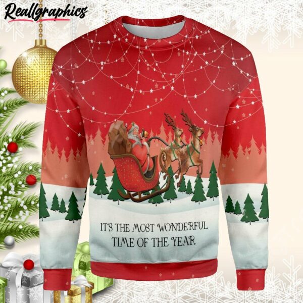 its the most wonderful time of the year ugly christmas sweater vfkdho