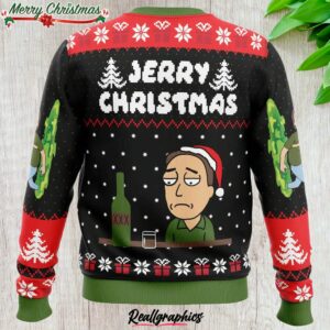 jerry christmas ugly christmas sweater 1 t2qydg