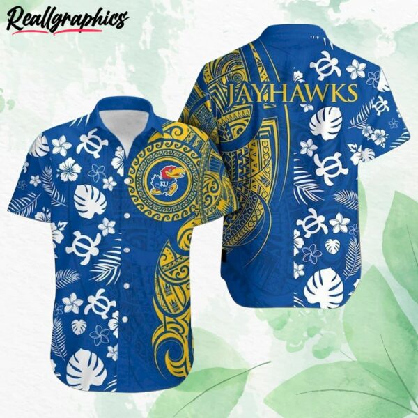 kansas jayhawks hawaiian shirt pnp6ep