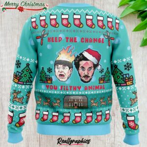 keep the change home alone ugly christmas sweater 1 klarsp