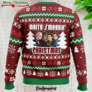 merry smeggin christmas red dwarf ugly christmas sweater 1 hoqdj3