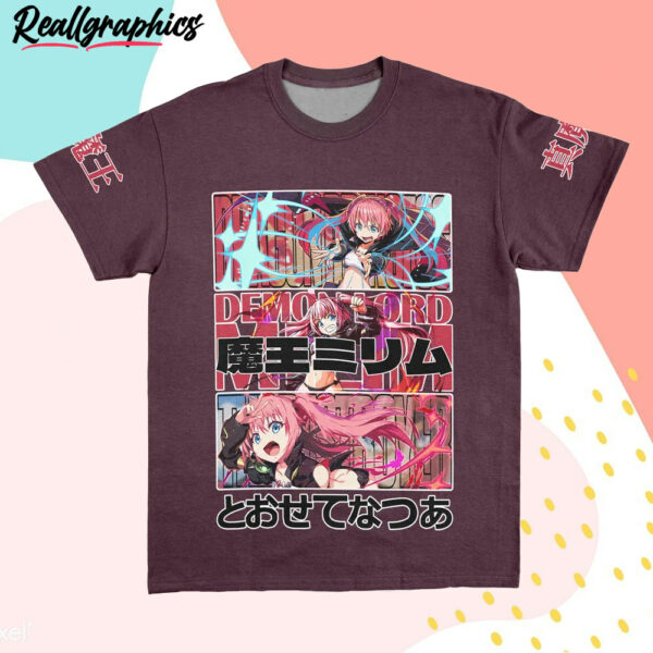 milim nava that time i got reincarnated as a slime streetwear t shirt 1 sofpxy