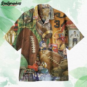 retro rugby short sleeve button up shirt jtlfhm