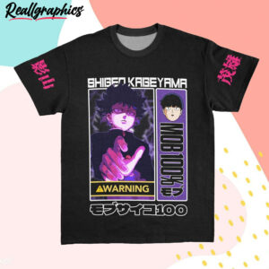 shigeo kageyama mob psycho 100 streetwear t shirt 1 darfzi