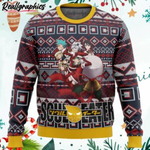 soul eater alt ugly christmas sweater ZD0Mn