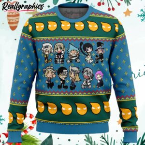 soul eater chibi ugly christmas sweater YffND