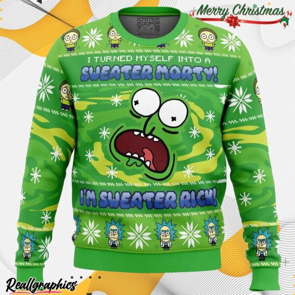 sweater rick ugly christmas sweater xtyvtv