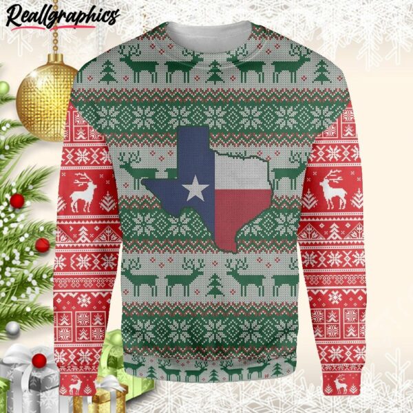 texas christmas ugly christmas sweater eghr1d
