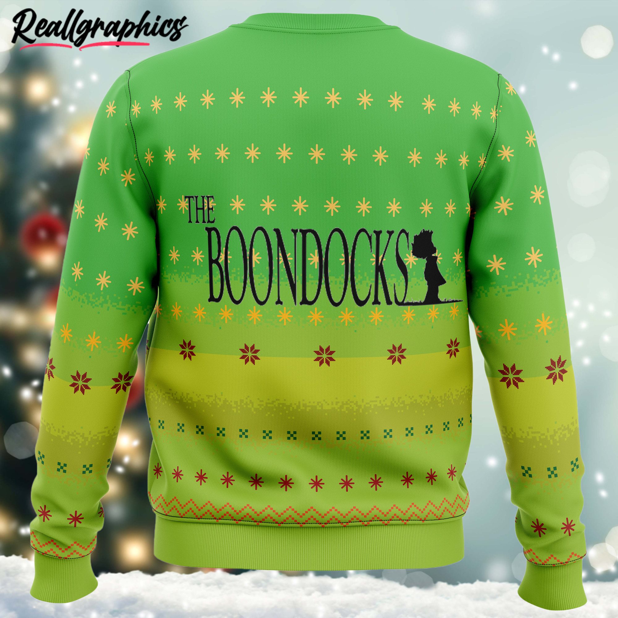 the boondocks ugly christmas sweater 2 dInZZ