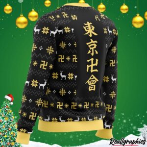 the buddhist symbol tokyo revengers ugly christmas sweater 3 ahzux