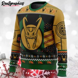 the christmas variant loki ugly christmas sweater 2 exkcj