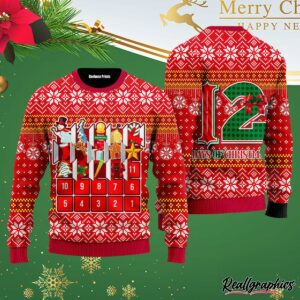 the twelve day of christmas ugly christmas sweater uvgep0