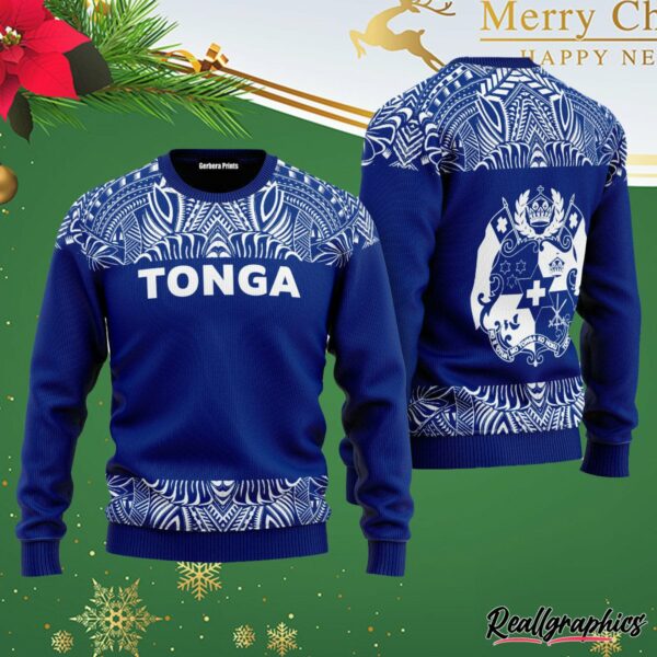 tonga polynesian ugly christmas sweater fu4a0v