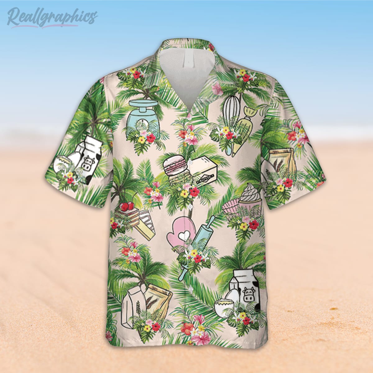 bakery hawaiian shirt tropical vintage shirt 2 ojd63i