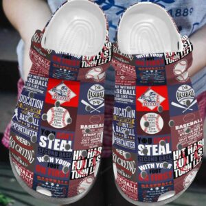 baseball stickers motivation shoes clog baseball son daughter perfect family cuqgtv